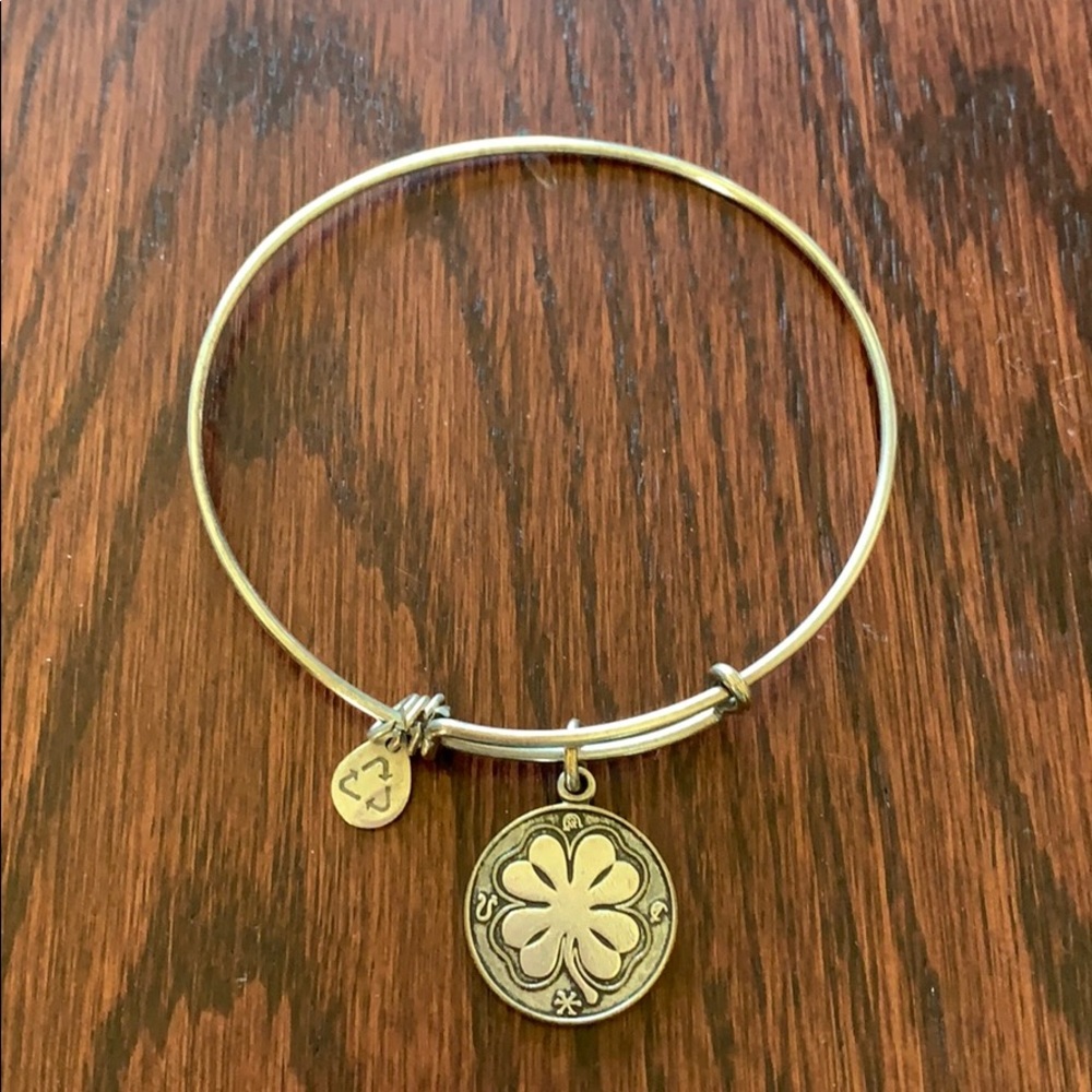 Alex and Ani 4 leaf clover bracelet